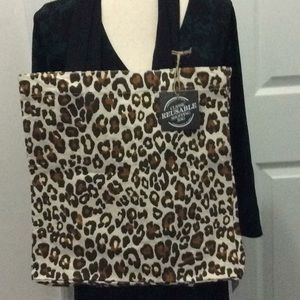 Cynthia Rowley Leopard 🐆 Reusable Shopping Bag